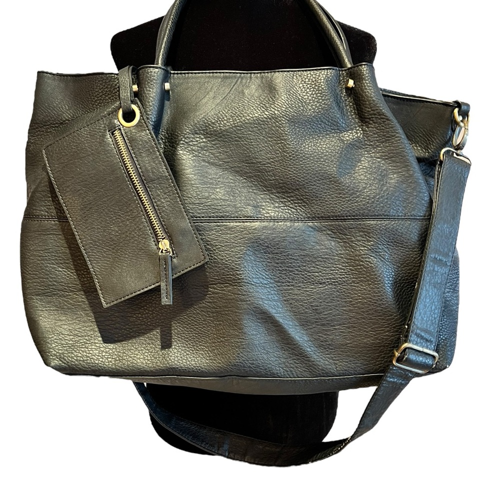 Exposure Brand Convertible Tote/Handbag (Black)